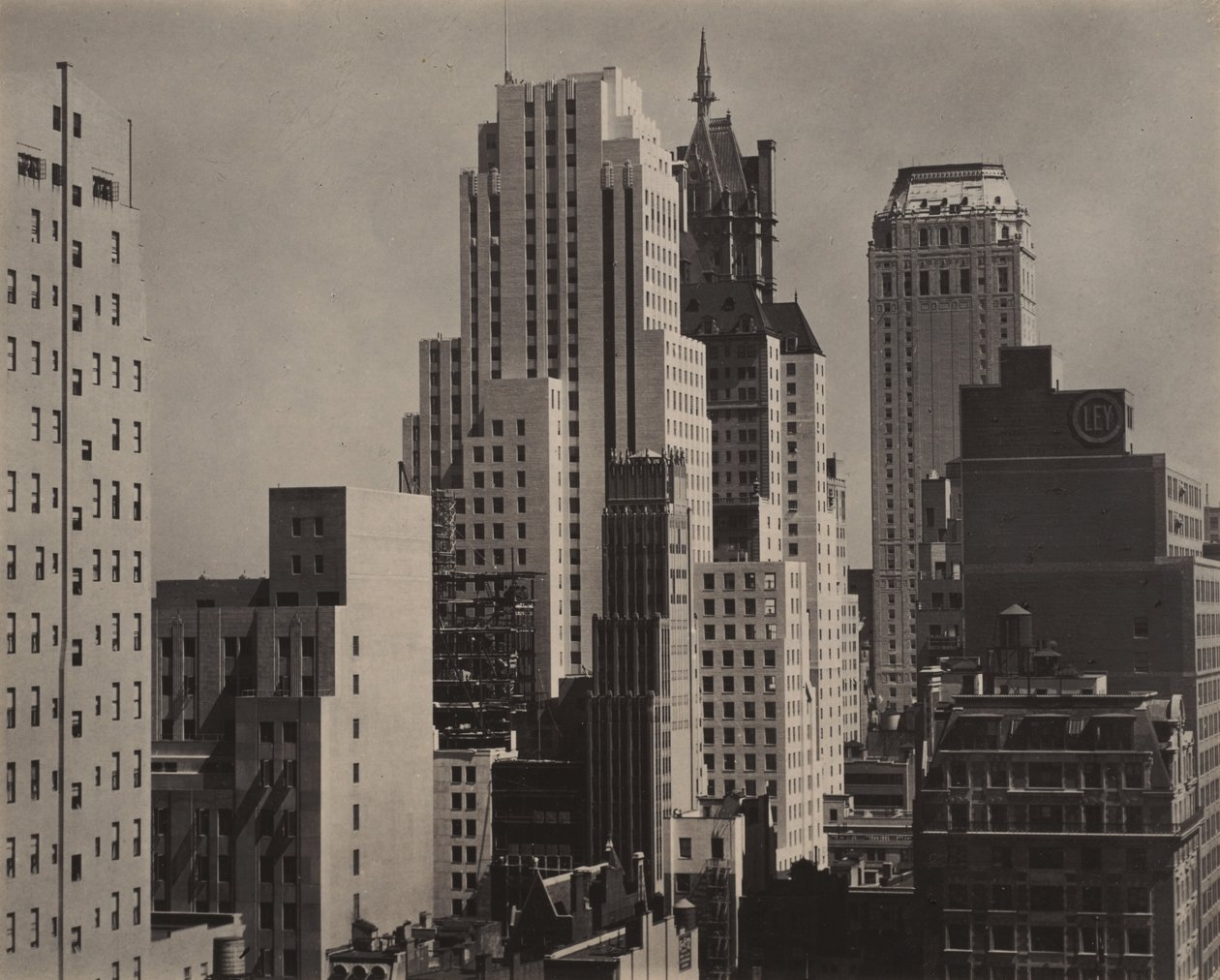 Von meinem Fenster bei An American Place, Norden von Alfred Stieglitz