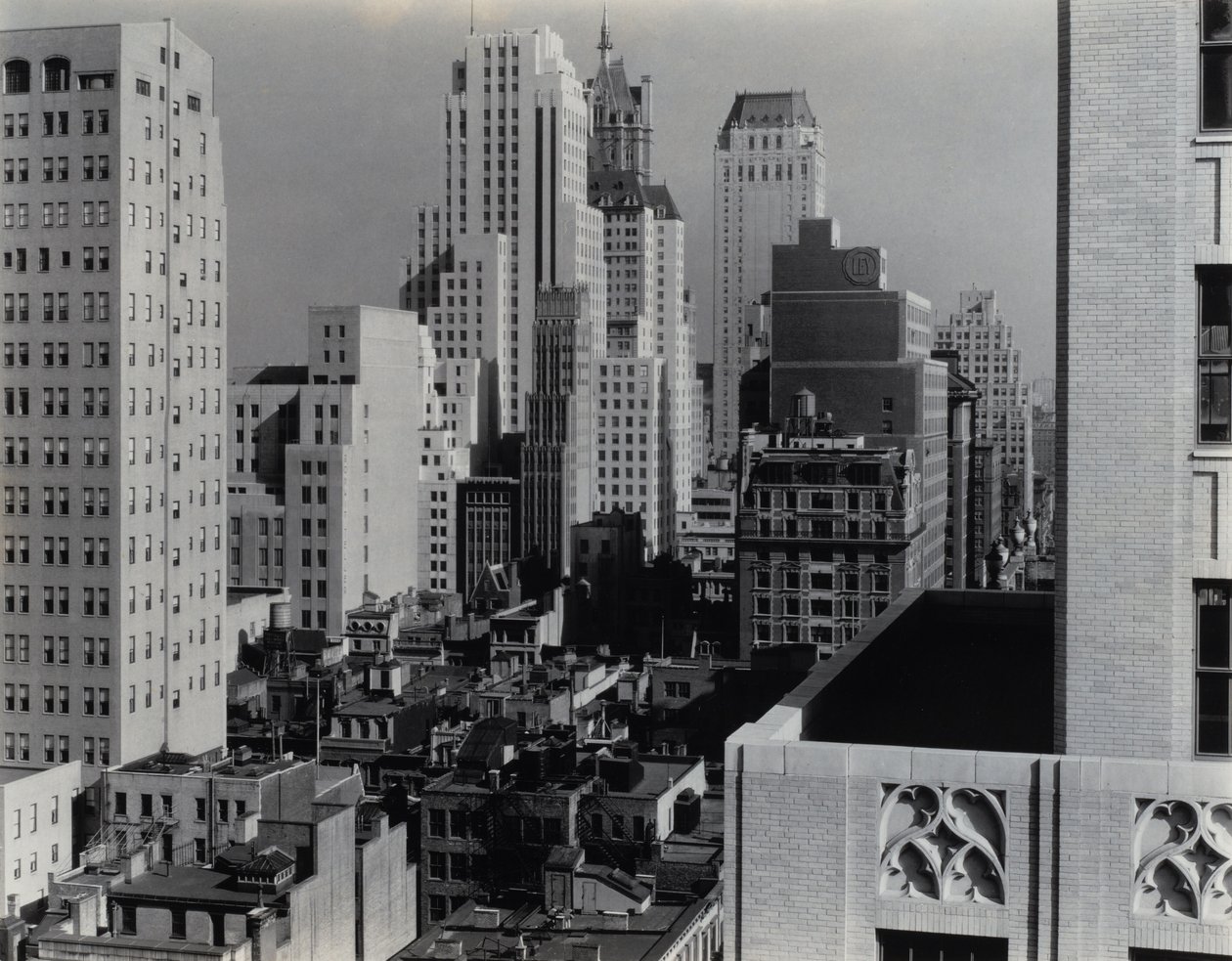 New York von An American Place von Alfred Stieglitz