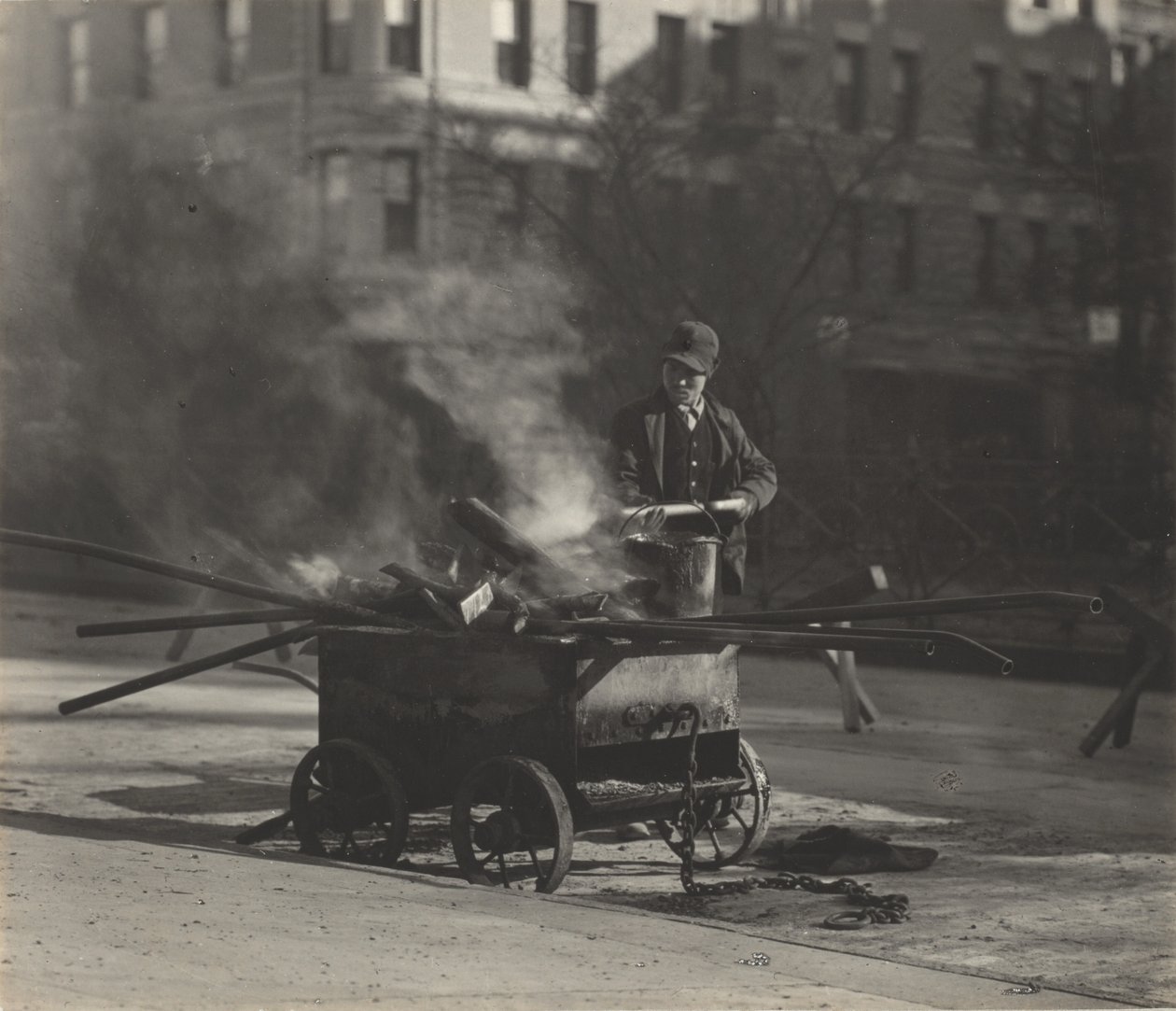 Der Straßenpflasterer von Alfred Stieglitz