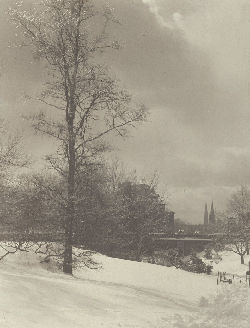 Winter (Central Park) von Alfred Stieglitz