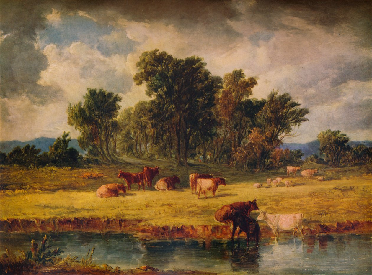 Ufer der Envy, nahe Rhuddlan, 1852, 1938 von Alfred Vickers