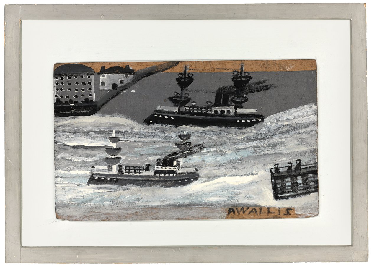 Kanonenboote im Krieg von Alfred Wallis