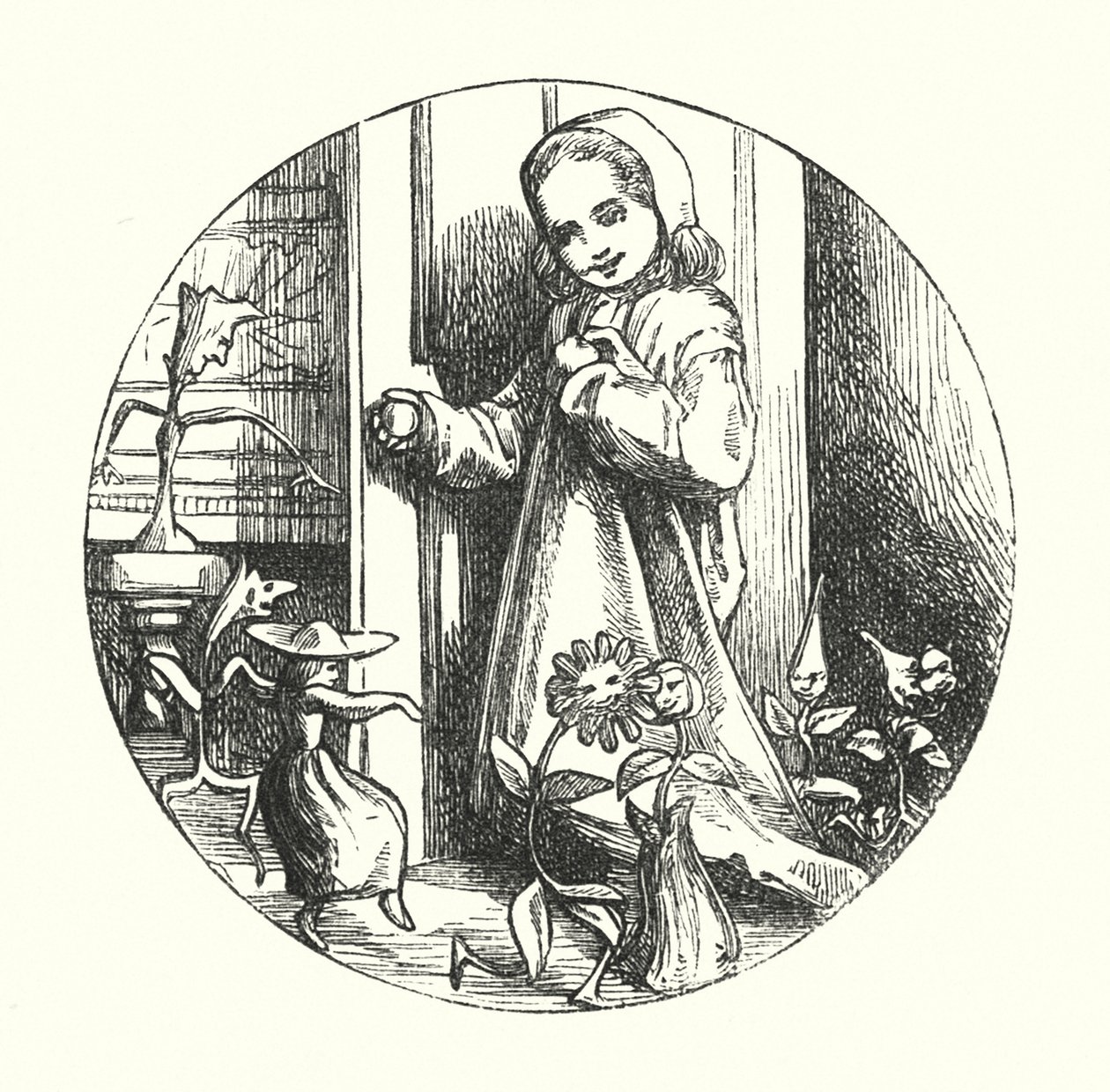 Titelblatt-Illustration für Geschichten und Märchen von Hans Christian Andersen von Alfred Walter (after) Bayes