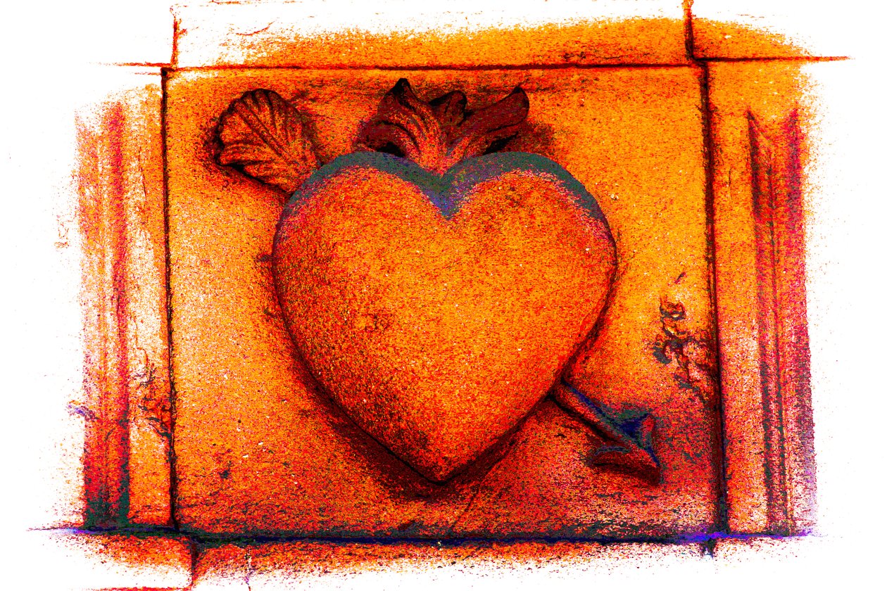 Georgisches Herz, aus der Serie Herzen von Alice Gur Arie