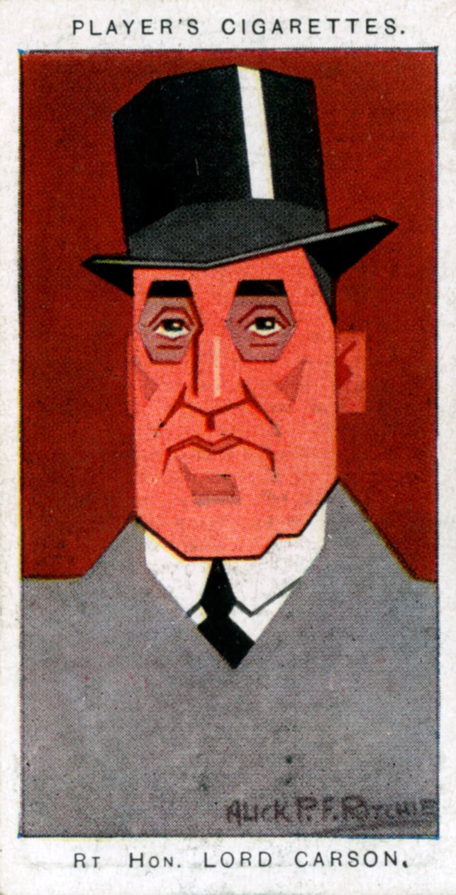 Edward Carson, 1. Baron Carson, Ulster-Führer und Anwalt, 1926 von Alick P. F. Ritchie