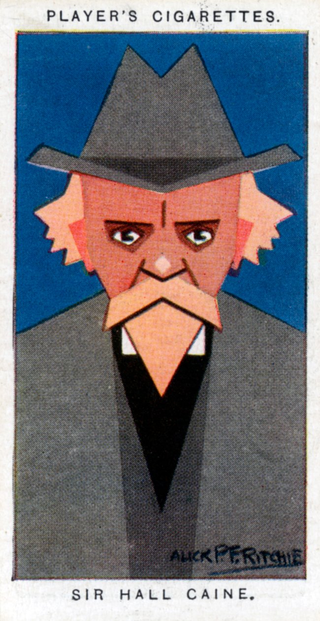 Sir Hall Caine, britischer Romanautor, 1926 von Alick P. F. Ritchie