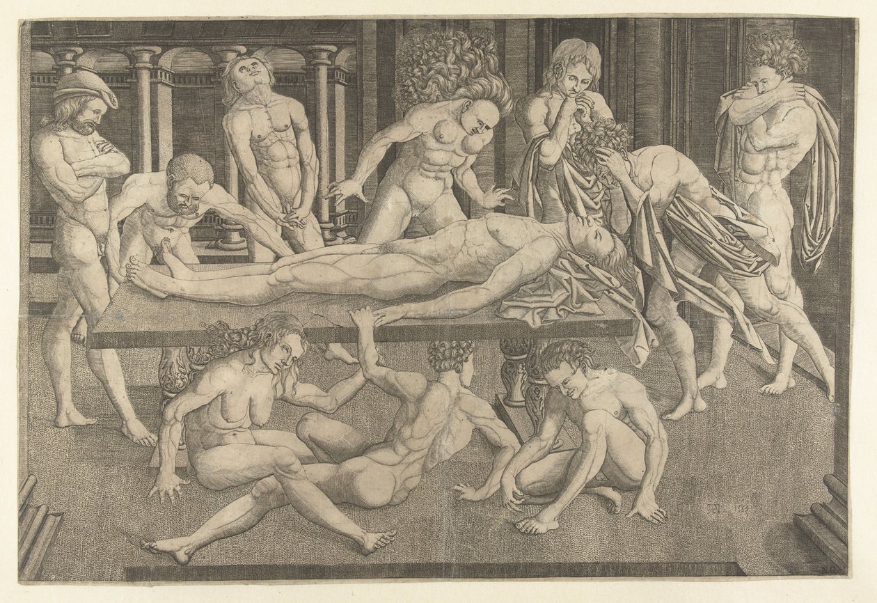 Die Beweinung von Gattamelata de Narni von Allaert Claesz. (attributed to)