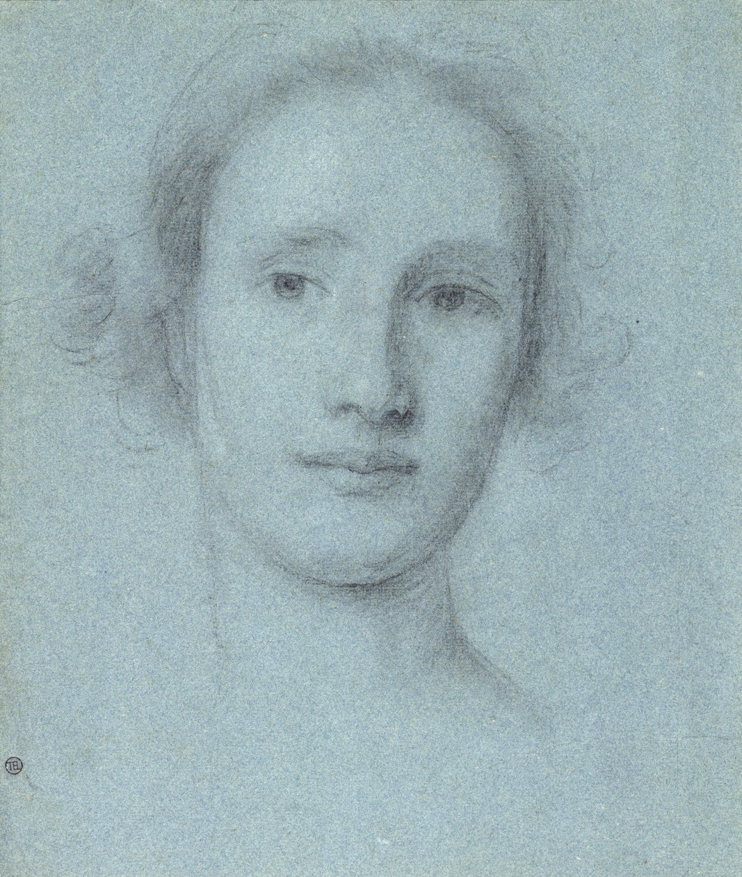 Kopf eines Mädchens von Allan Ramsay