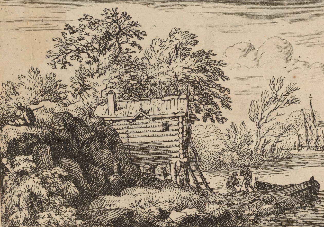 Fischerhütte von Allart van Everdingen
