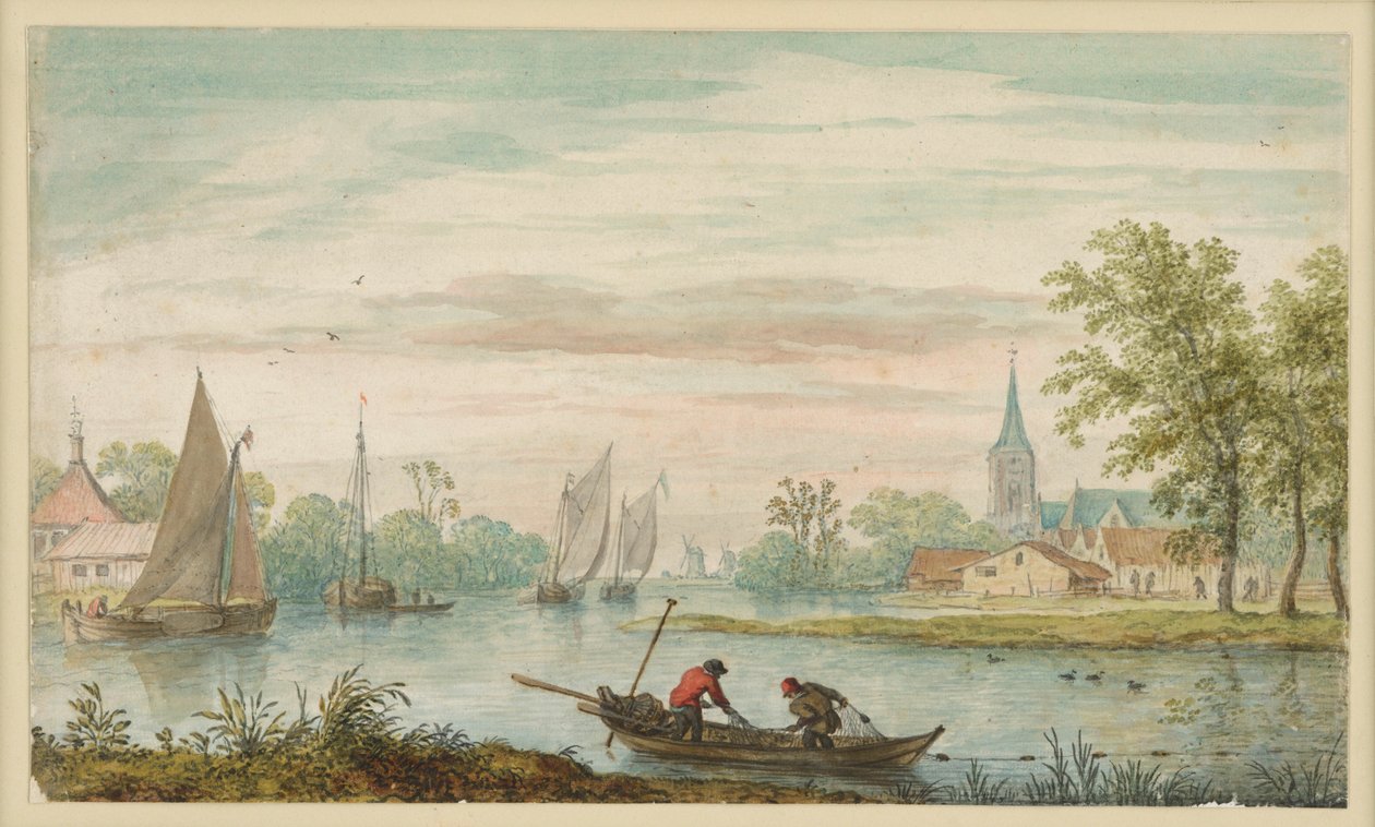 Flusslandschaft von Allart van Everdingen