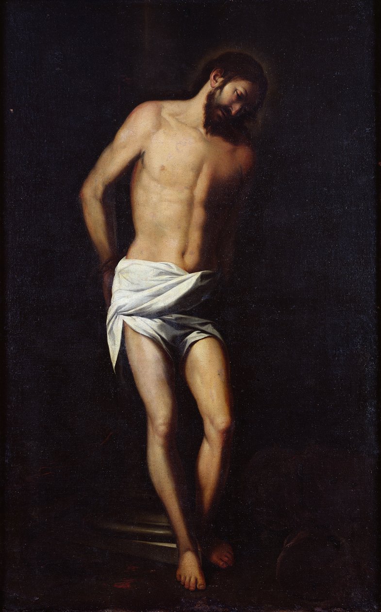 Christus an die Säule gebunden von Alonso Cano