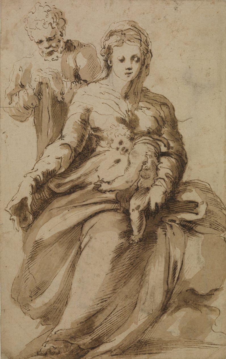 Heilige Familie, ca. 1637 von Alonso Berruguete