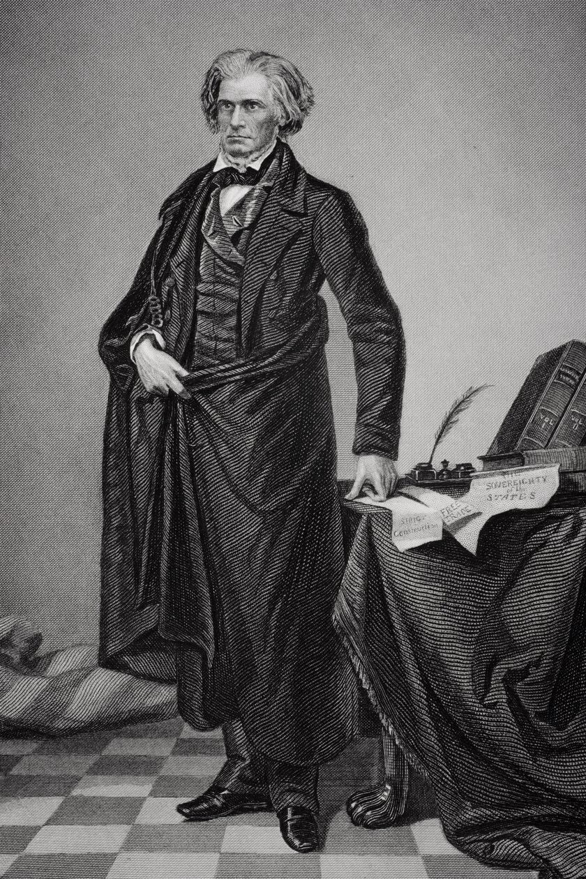 Porträt von John Caldwell Calhoun (1782-1850) von Alonzo Chappel