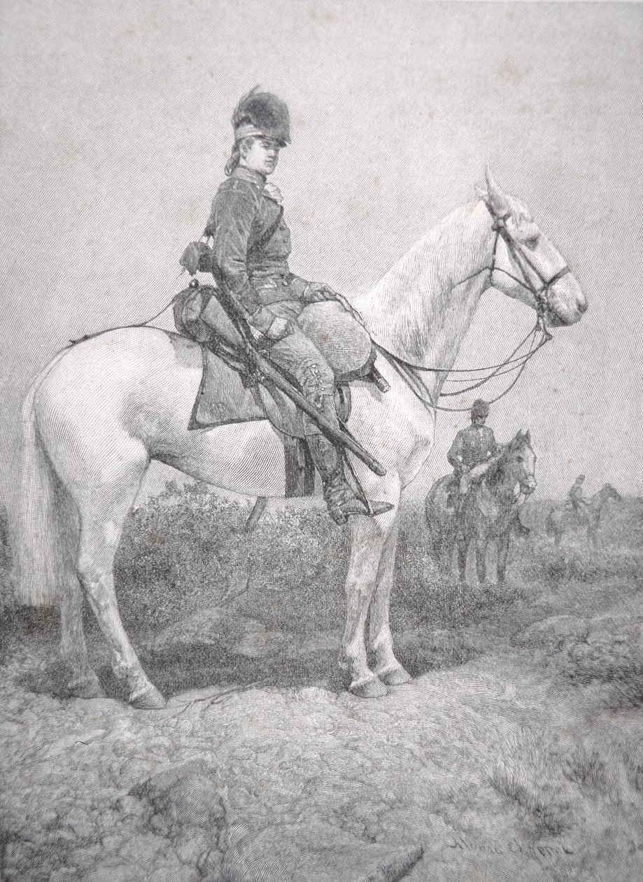 Henry Lee im Jahr 1780, Illustration aus Harper