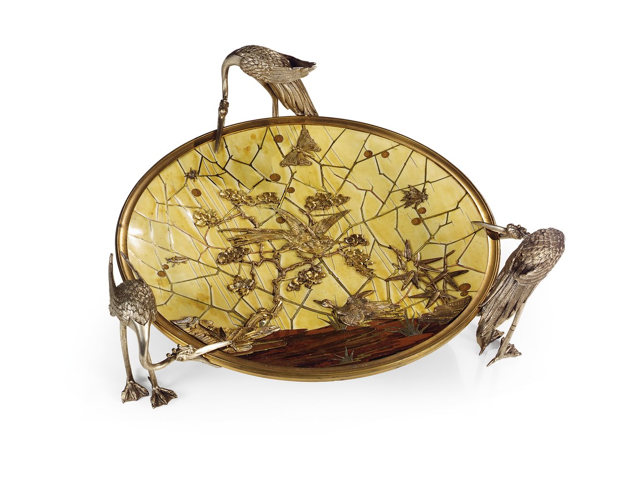 Tazza, Marketerie von Ferdinand Duvinage, zweite Hälfte des 19. Jahrhunderts von Alphonse Gustave Giroux