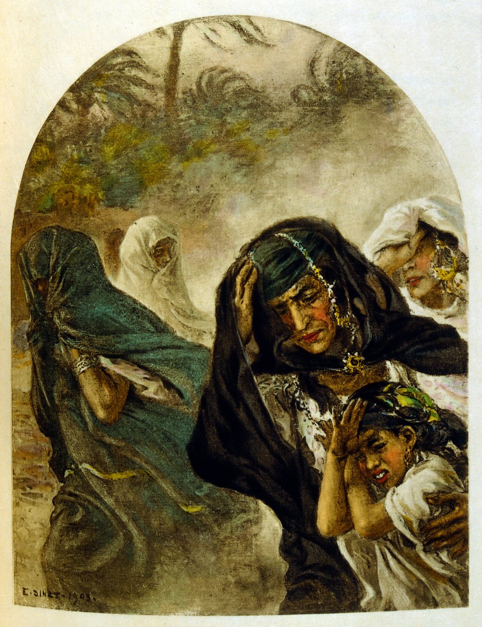 Illustration von Dinet aus 