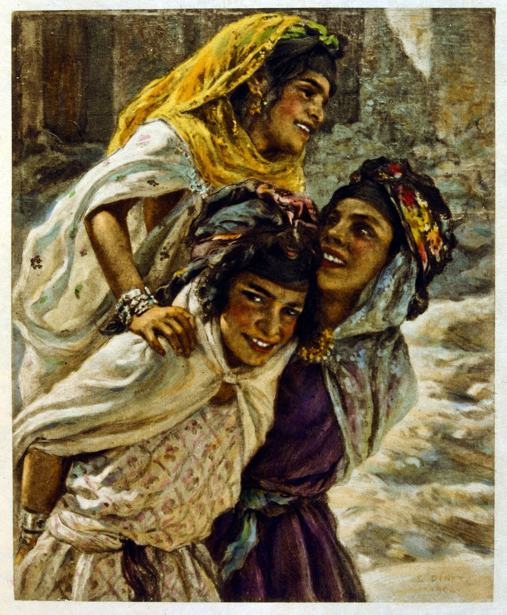 Illustration von Dinet aus 