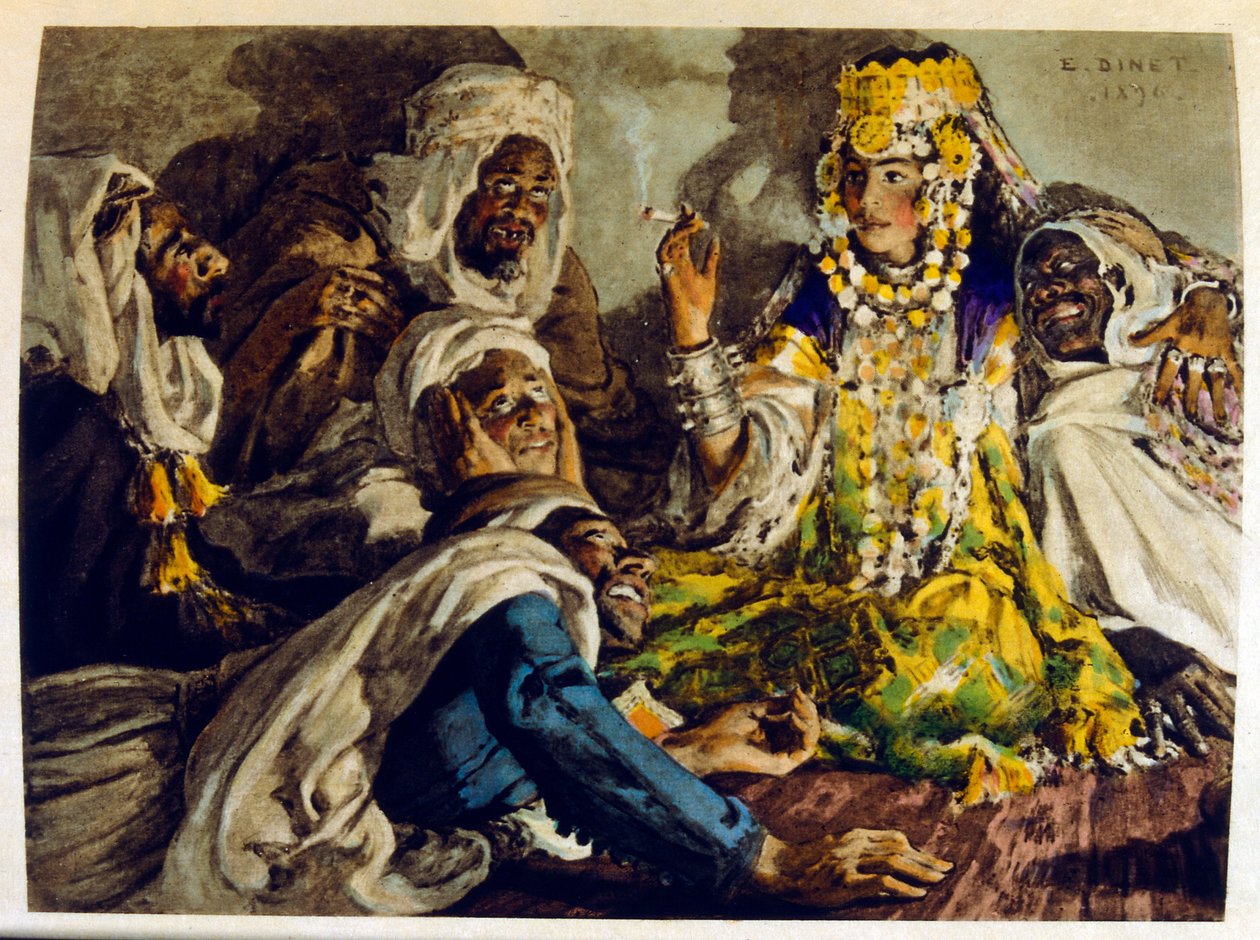 Illustration von Dinet aus 