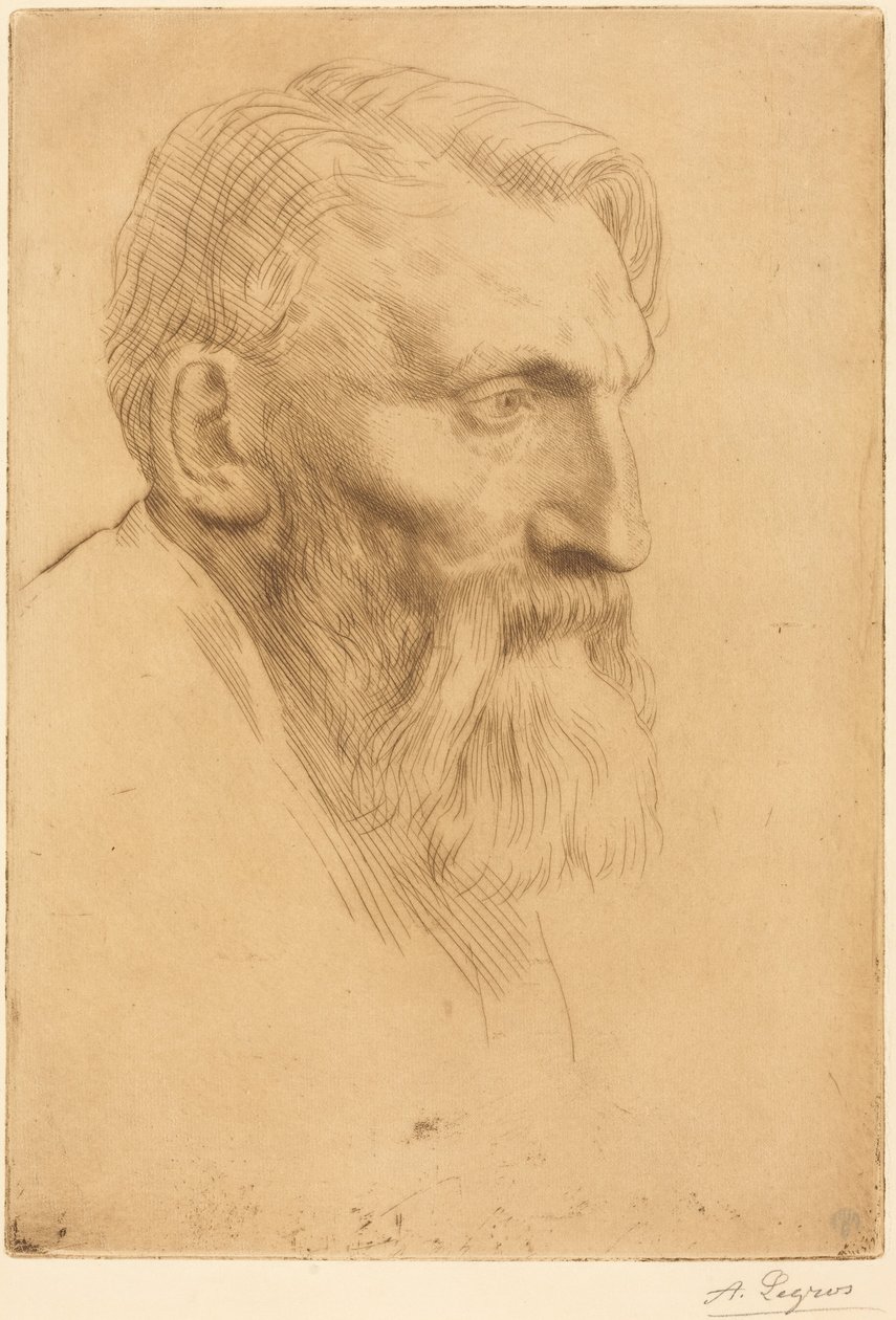 Auguste Rodin von Alphonse Legros