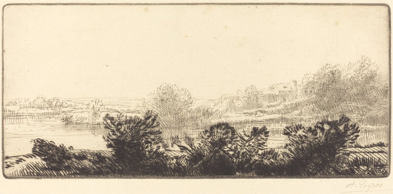 Ufer der Loire von Alphonse Legros