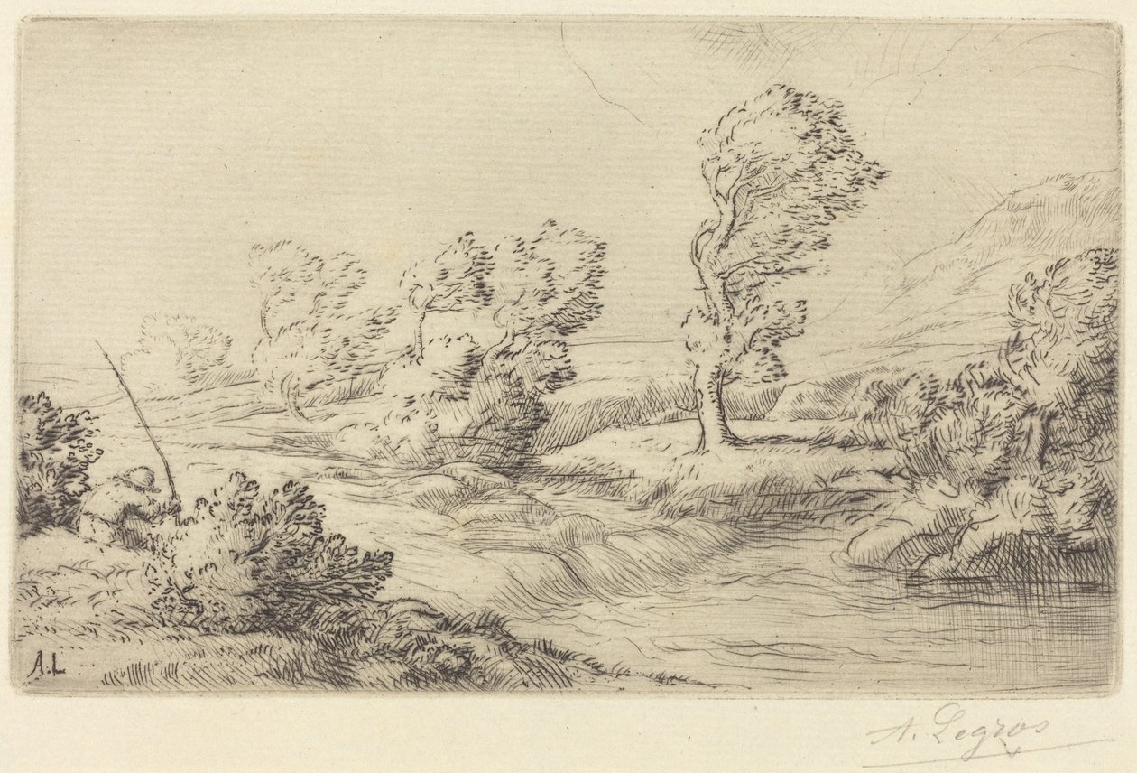 Ufer der Marne von Alphonse Legros