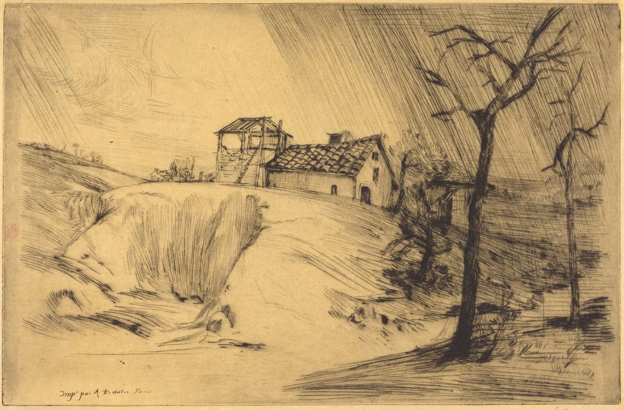 Ziegelei (La Briqueterie) von Alphonse Legros
