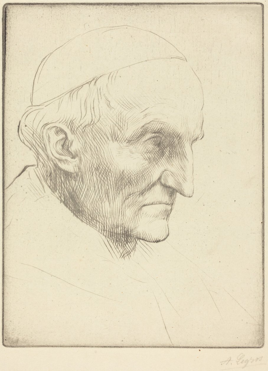 Kardinal Manning, 3. Platte von Alphonse Legros