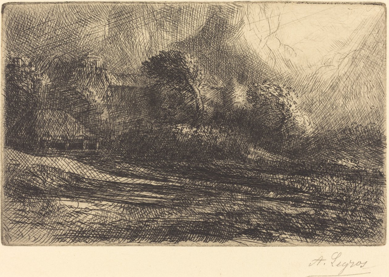 Chailli im Sturm von Alphonse Legros