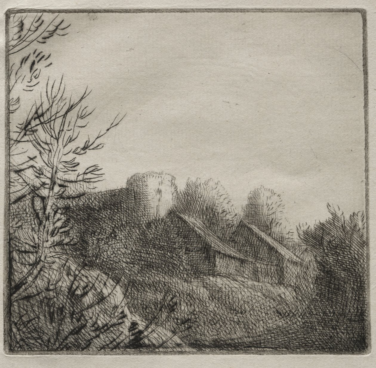 Bauernhof in Valoux von Alphonse Legros