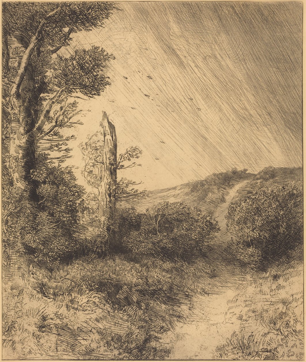 Windstoß (Le coup de vent) von Alphonse Legros