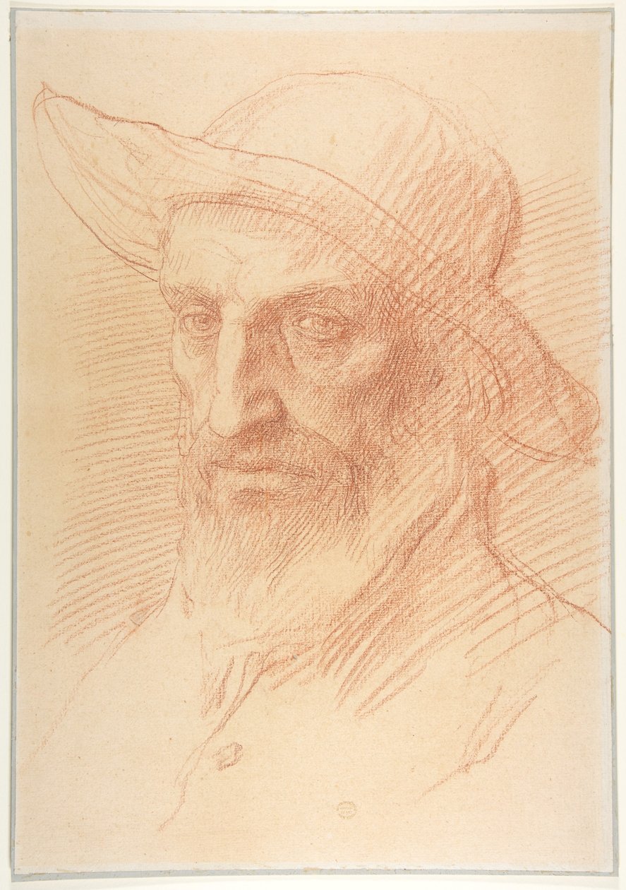 Kopf eines Wildhüters von Alphonse Legros