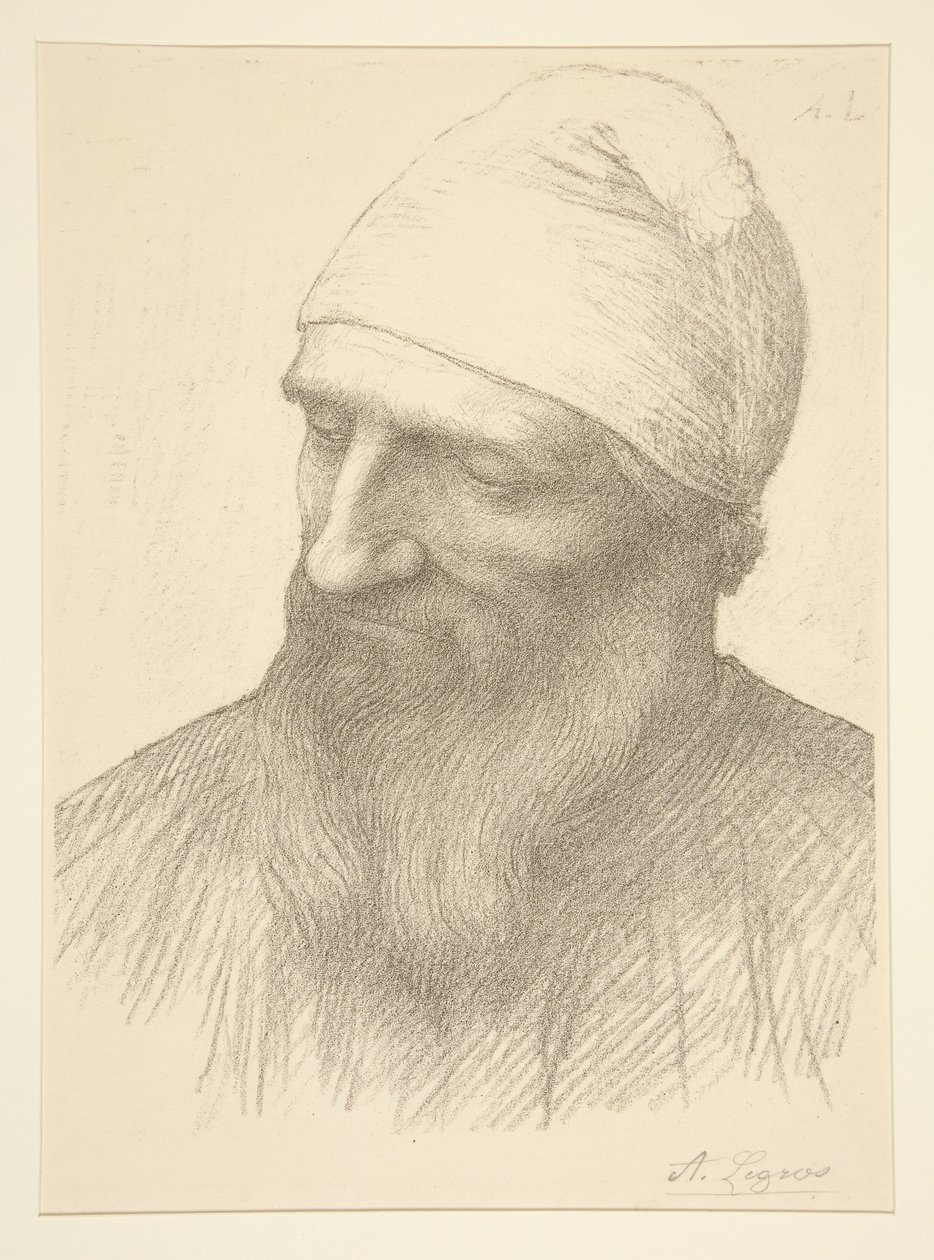 Kopf eines Mannes von Alphonse Legros