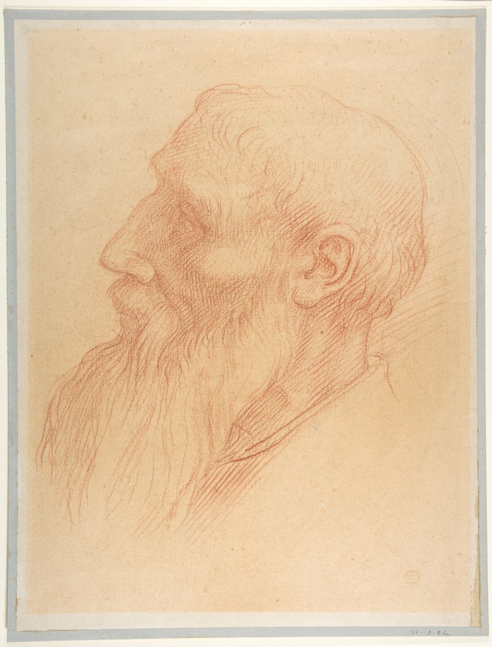 Kopf eines Mannes von Alphonse Legros