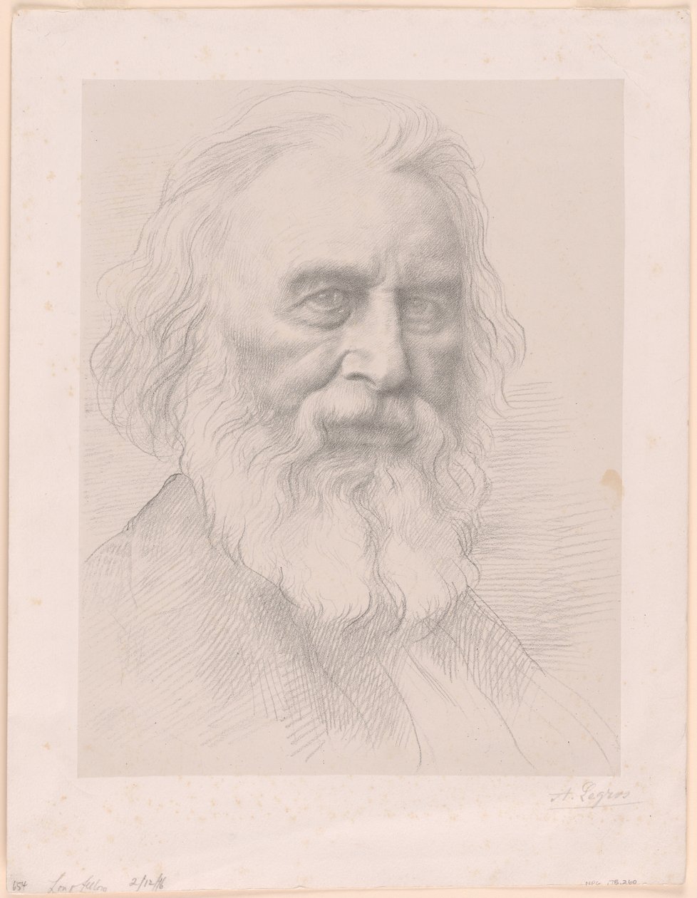 Henry Wadsworth Longfellow von Alphonse Legros