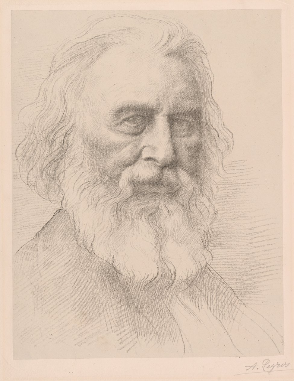 Henry Wadsworth Longfellow von Alphonse Legros
