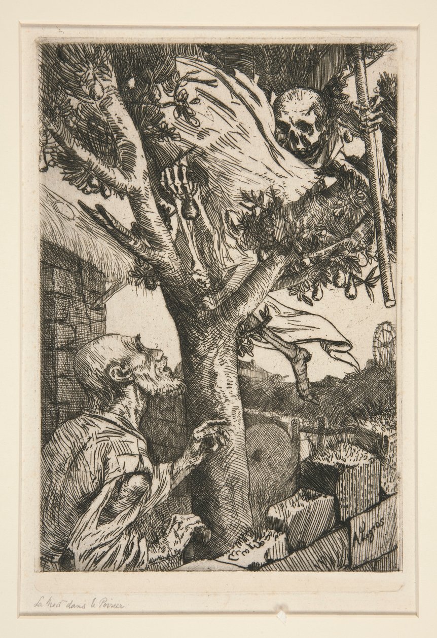 Der Tod im Birnbaum von Alphonse Legros