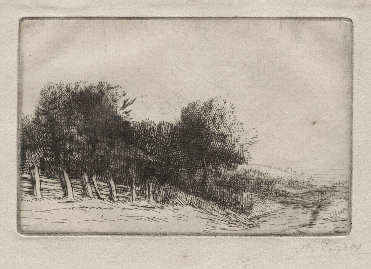 Landschaft von Alphonse Legros