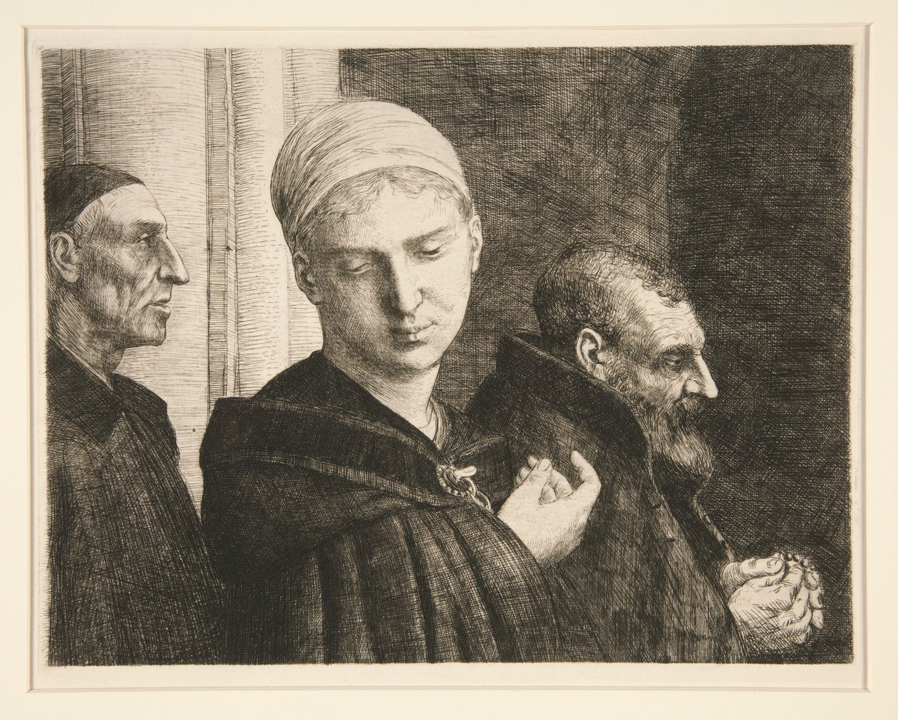 Die Taufe von Alphonse Legros
