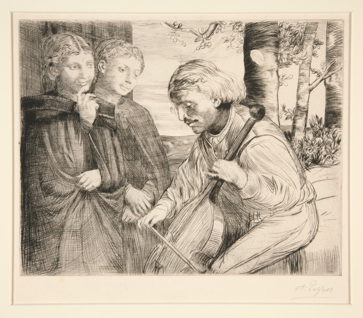 Le Joueur de Voile von Alphonse Legros