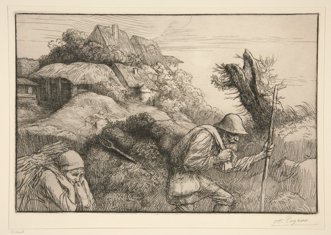 Die Rückkehr aus dem Wald von Alphonse Legros