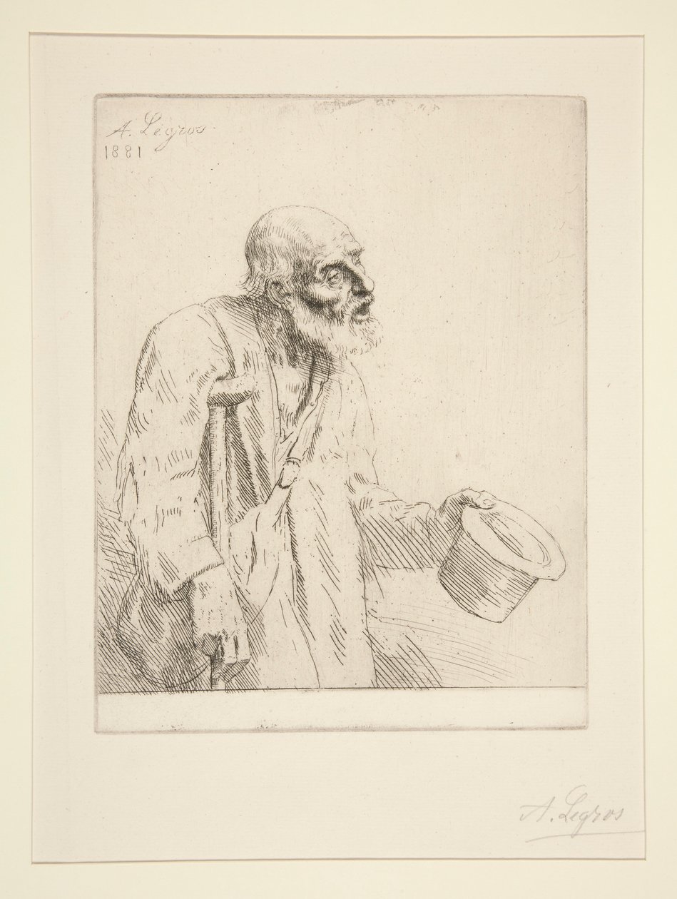Der Bettler von Alphonse Legros