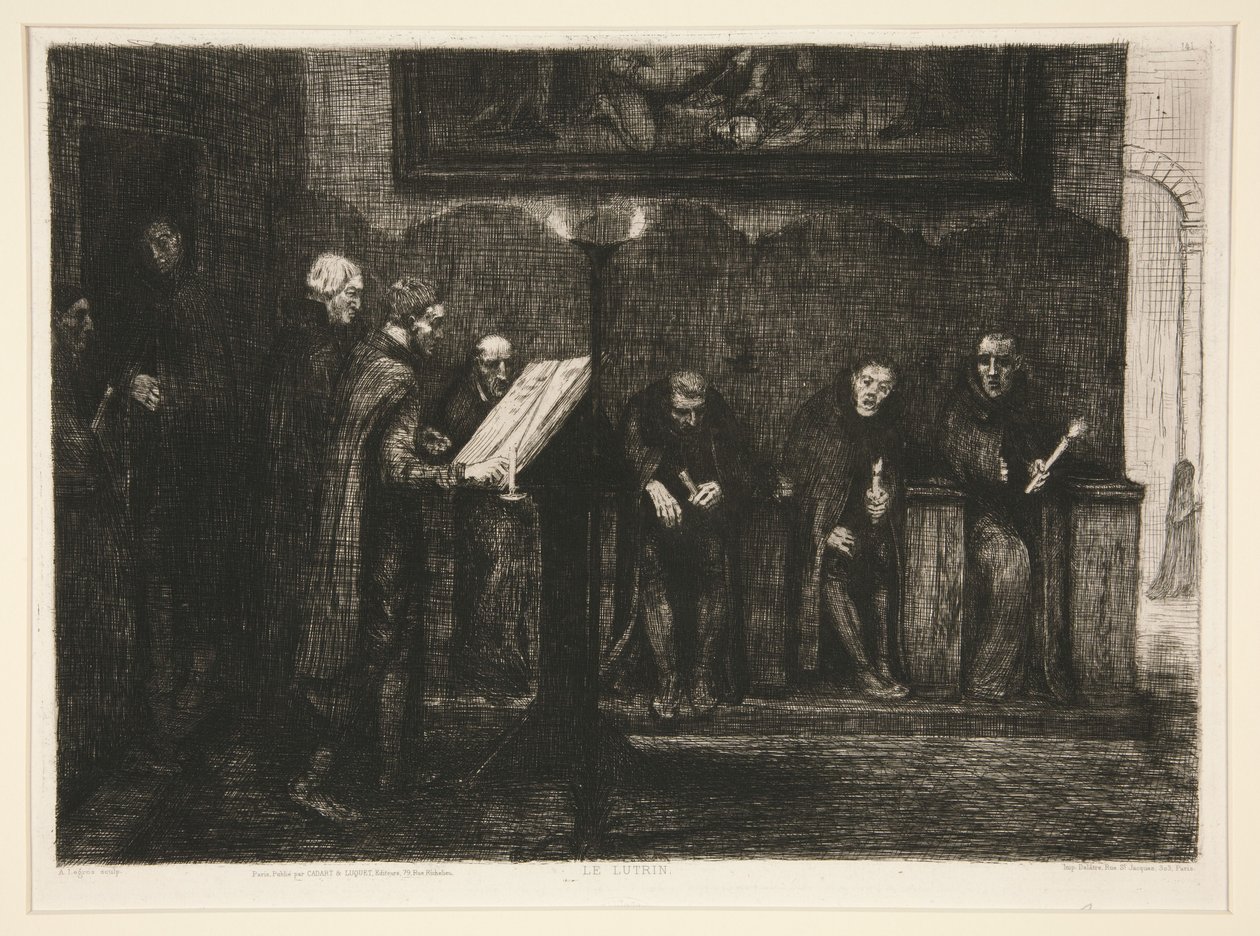 Die spanischen Sänger - Das Chorpult von Alphonse Legros