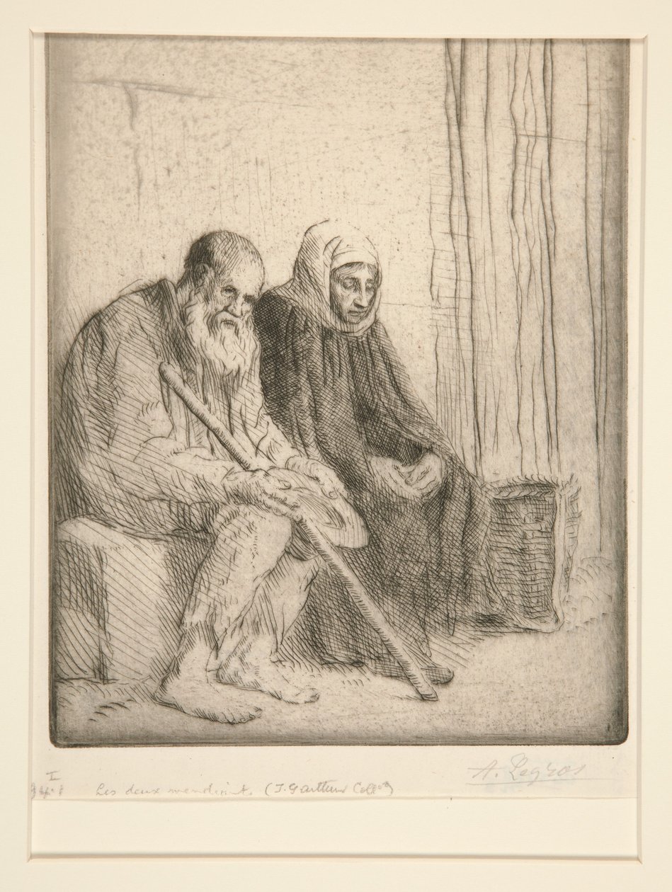 Die zwei Bettler von Alphonse Legros