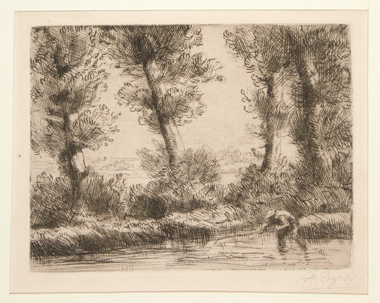 Die Ufer der Liane von Alphonse Legros