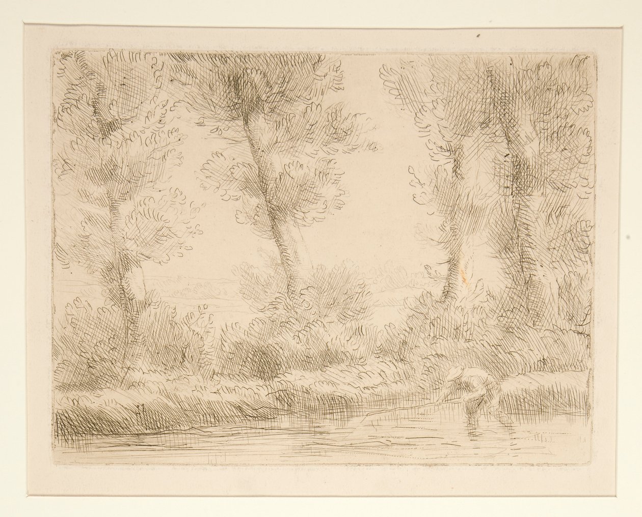 Les bords de la Liane von Alphonse Legros