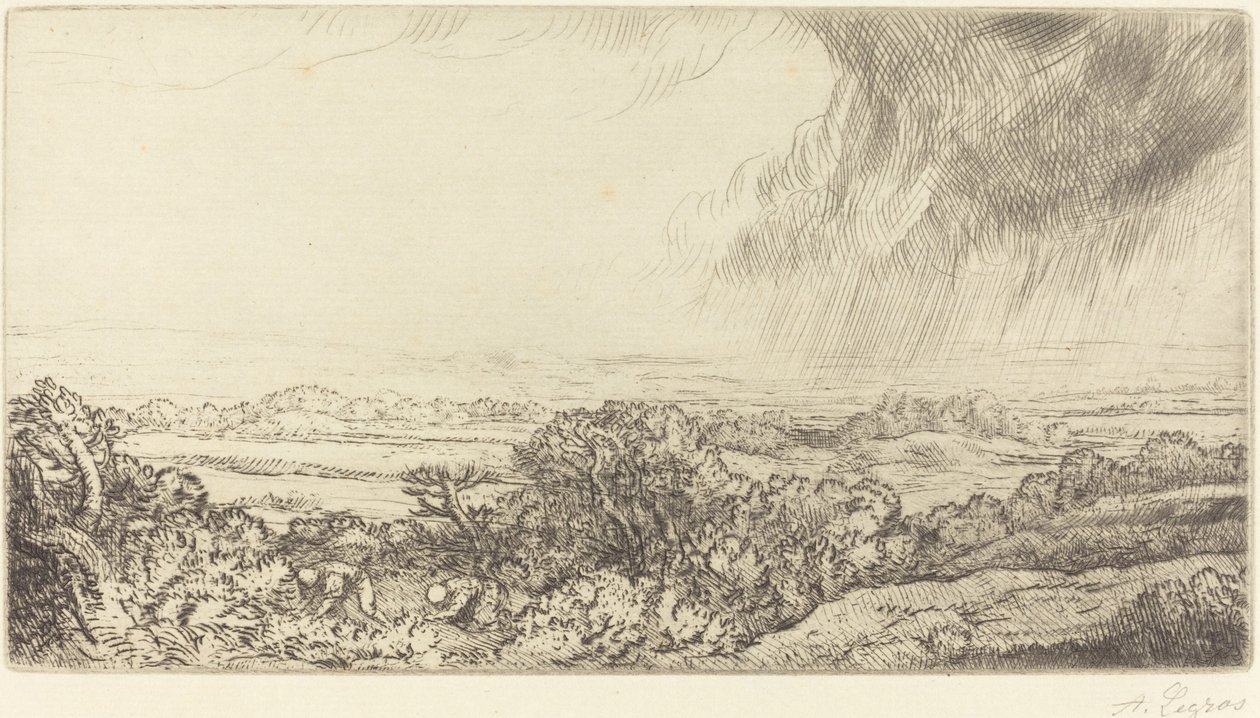 Pilzsammler von Alphonse Legros