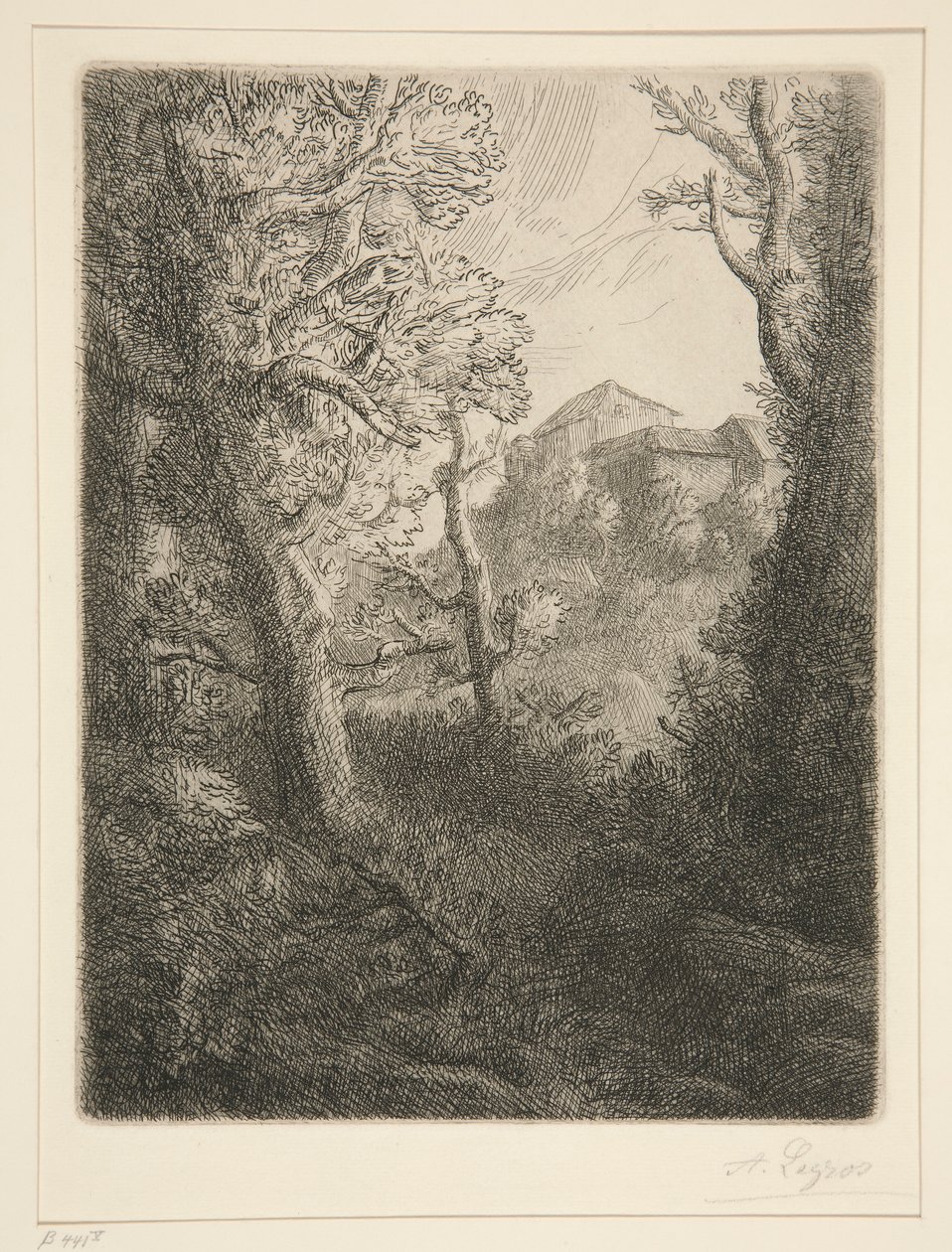 Landschaft von Alphonse Legros