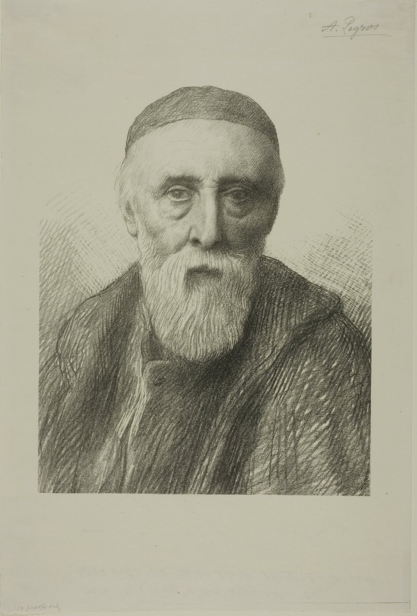 Porträt von G. F. Watts, R. A., zweite Platte von Alphonse Legros