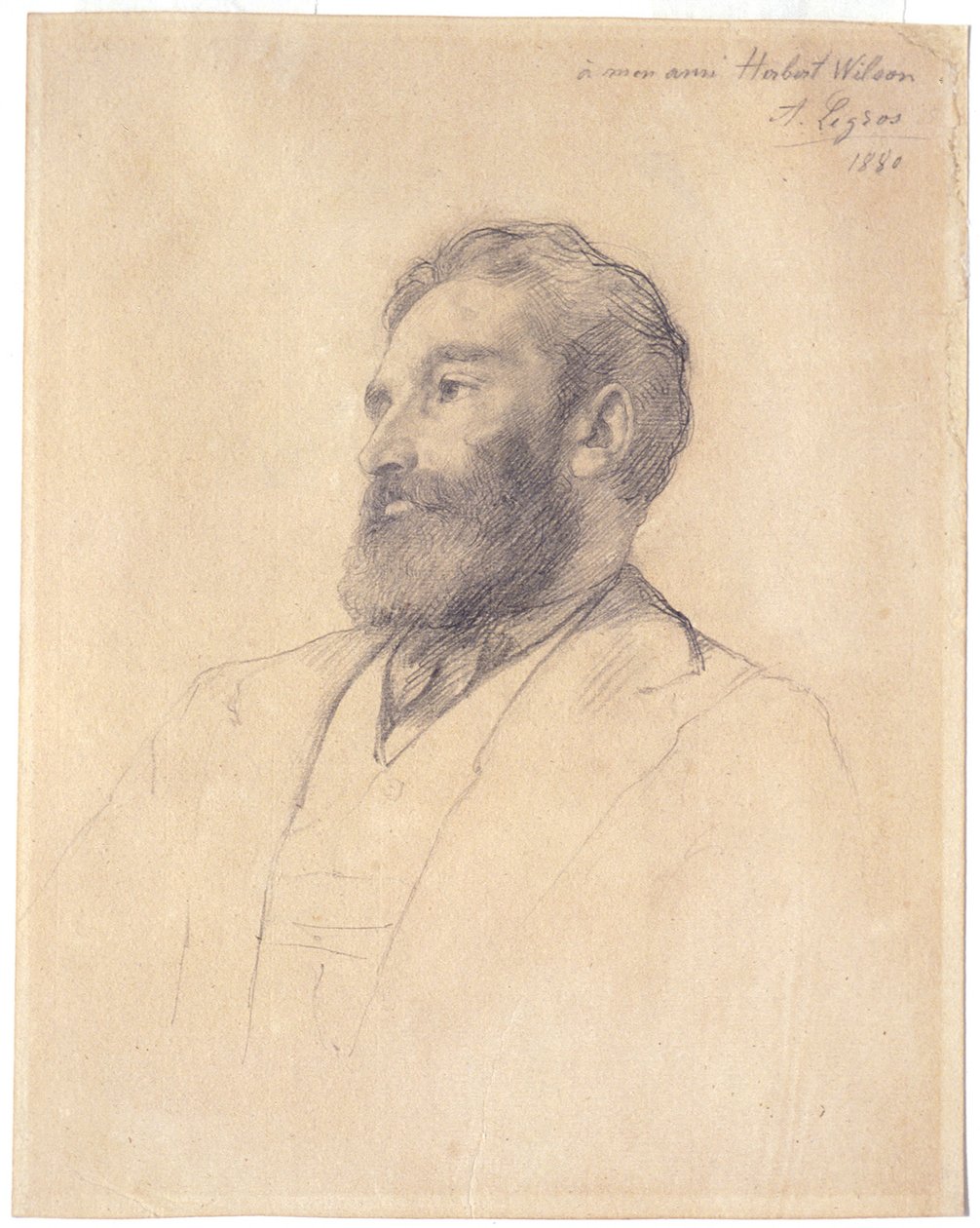 Porträt von Herbert Wilson von Alphonse Legros
