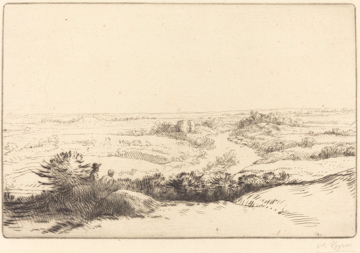 Prospekt Le point de vue von Alphonse Legros